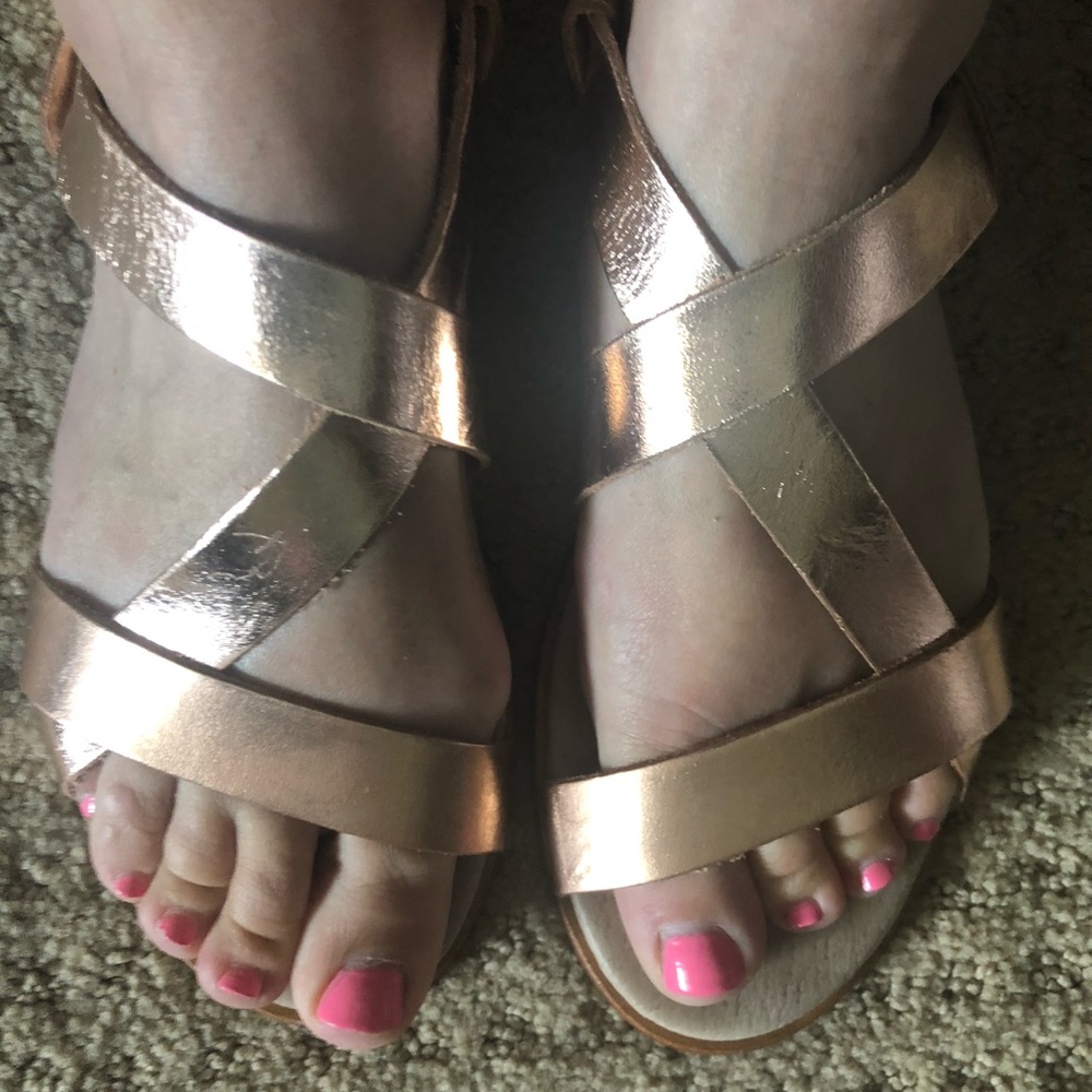 Rose Gold Sandals